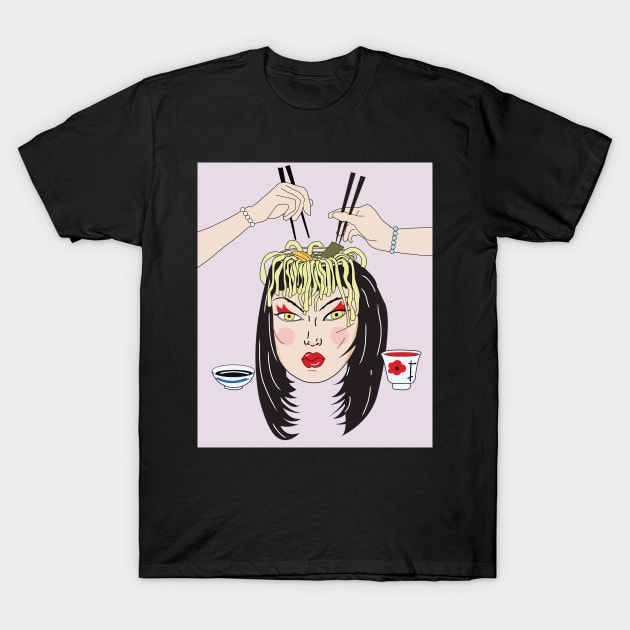 Ramen-head T-Shirt by LunaElizabeth